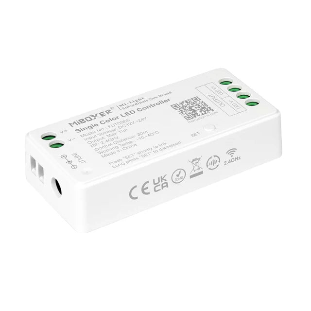 RF WIFI RECEIVER FOR SINGLE COLOR STRIP – 4 ZONE