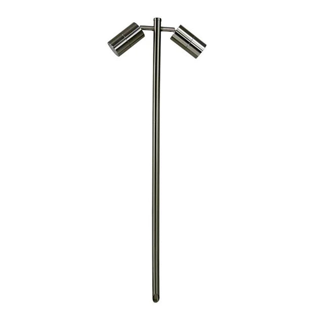 DOUBLE ADJUSTABLE MR16 LED STAINLESS STEEL